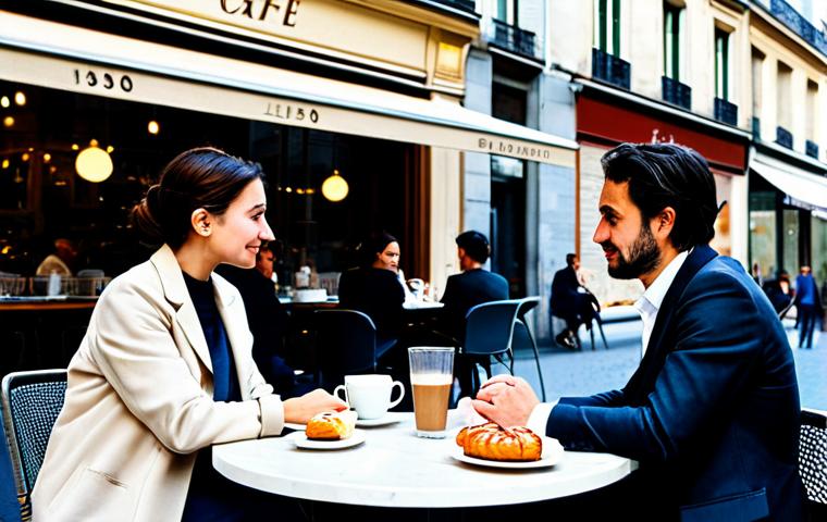아랍어 이메일 작성법 - **

"A confident French businesswoman in a stylish, fully clothed professional dress, standing in fr...